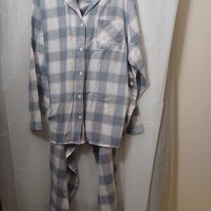 PLUS SIZE SONOMA GOODS FOR LIFE 2-PC. PLAID FLANNEL TOP & PAJAMA PANTS SET